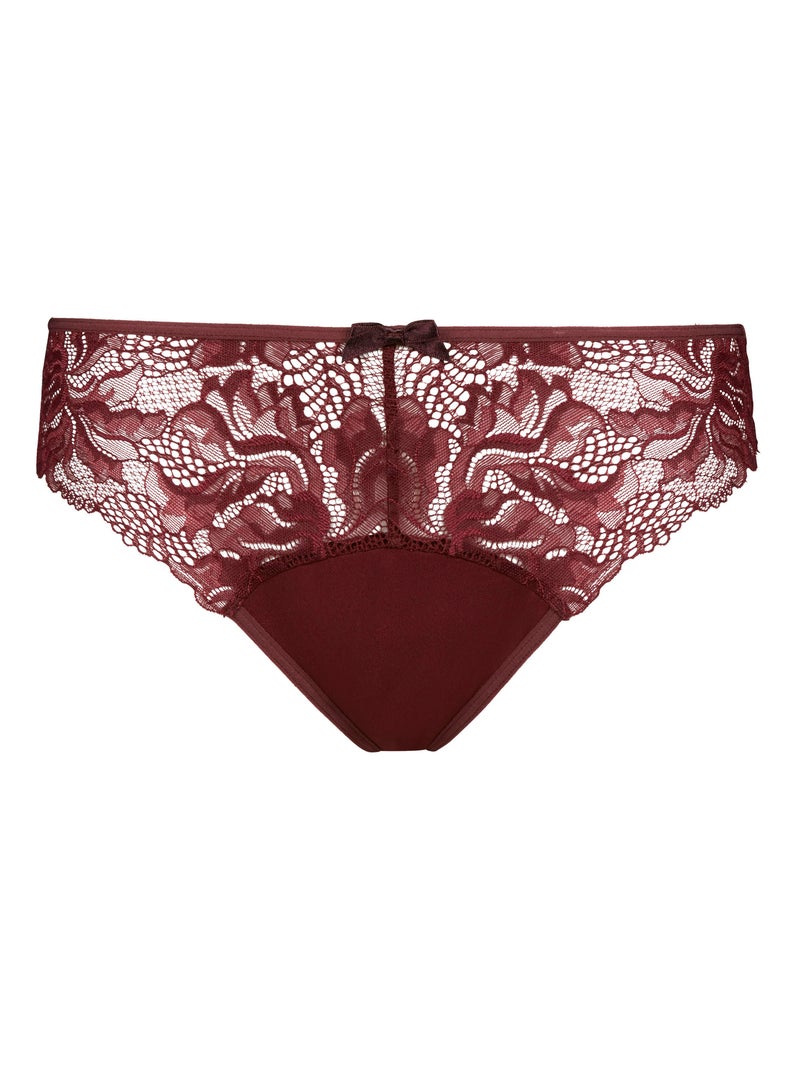 Culotte en Dentelle Generous Essentiel Rouge foncé - Kiabi