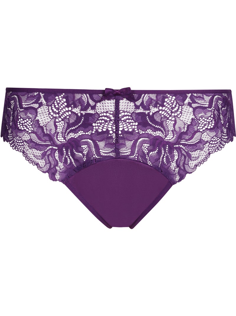 Culotte en dentelle Generous Essentiel Violet - Kiabi