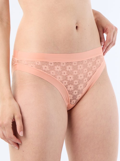 Culotte en dentelle - Kiabi
