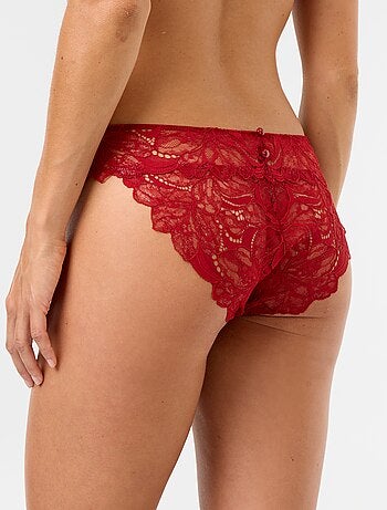 Culotte en dentelle pailletée