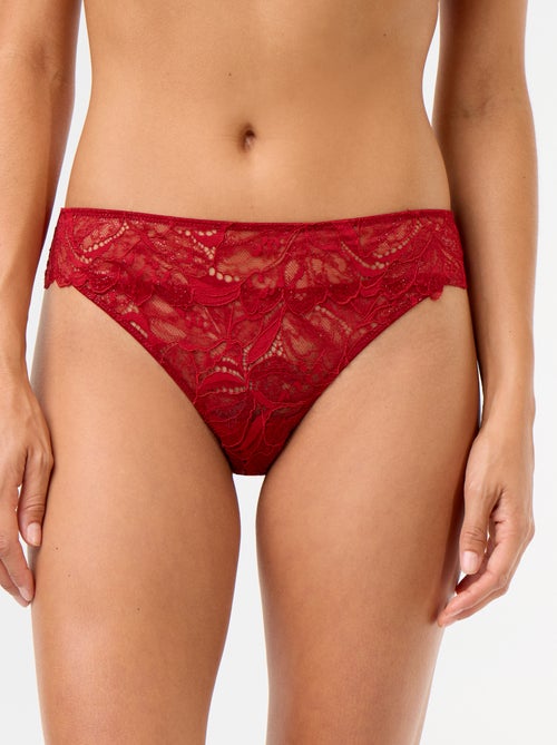 Culotte en dentelle pailletée - Kiabi Culotte en dentelle pailletée - Kiabi