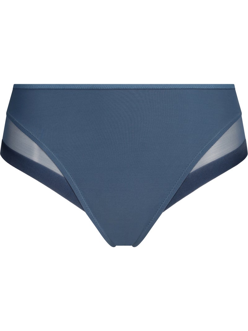 Culotte en microfibre et tulle Generous Essentiel Bleu denim - Kiabi