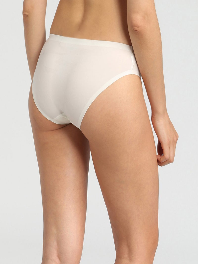 Culotte en microfibre Invisifree Blanc - Kiabi