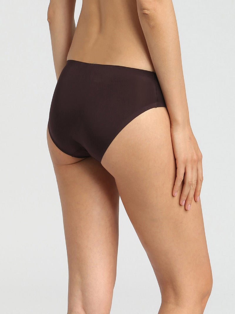 Culotte en microfibre Invisifree Marron - Kiabi