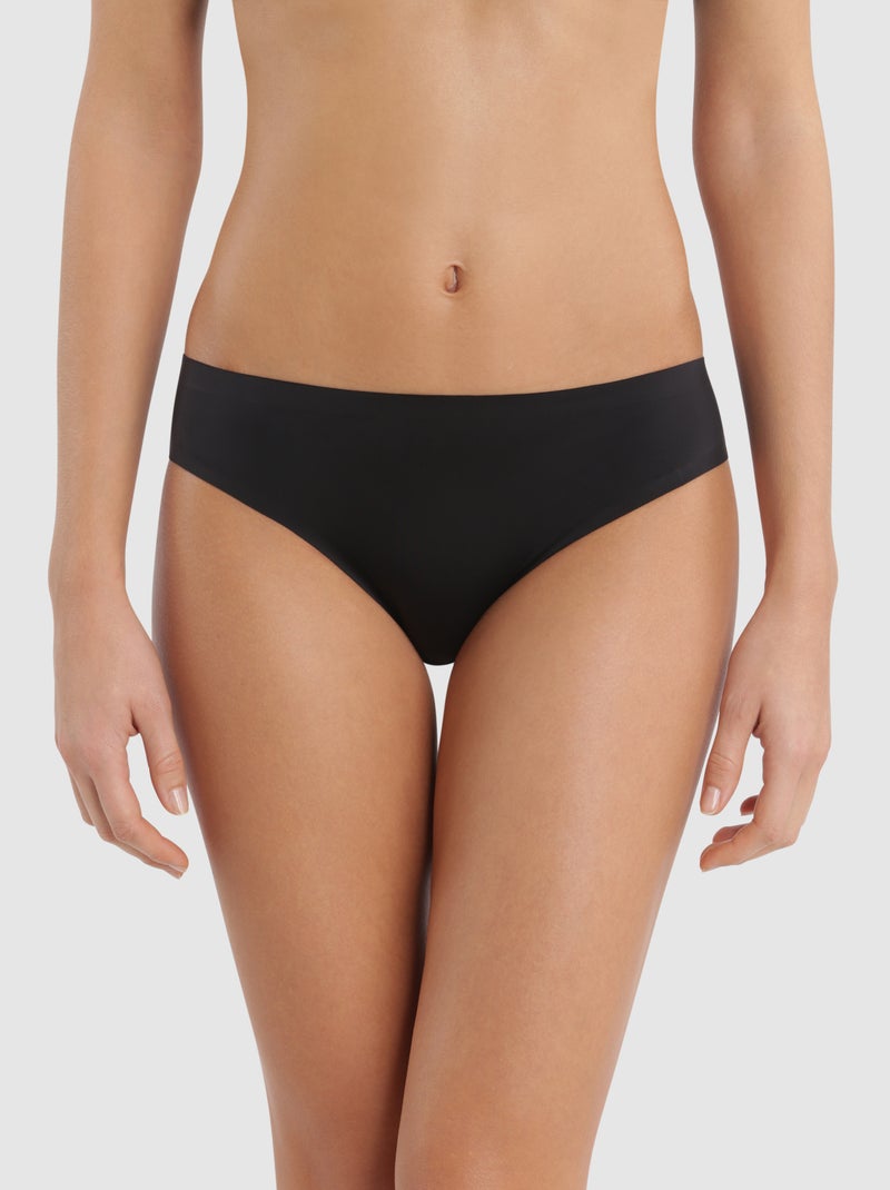 Culotte en microfibre Invisifree Noir - Kiabi