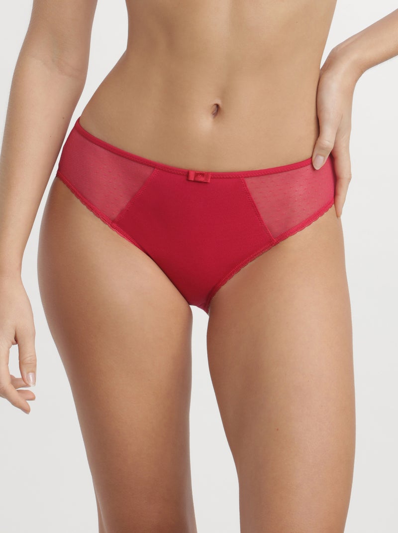 Culotte en plumetis Generous Rouge carmin - Kiabi