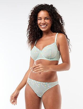 Culotte en tulle brodé