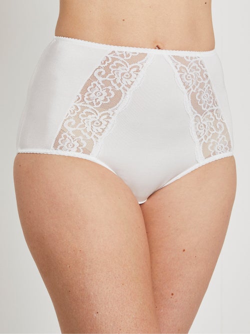 Culotte enveloppante dentelle - Afibel - Kiabi Culotte enveloppante dentelle - Afibel - Kiabi