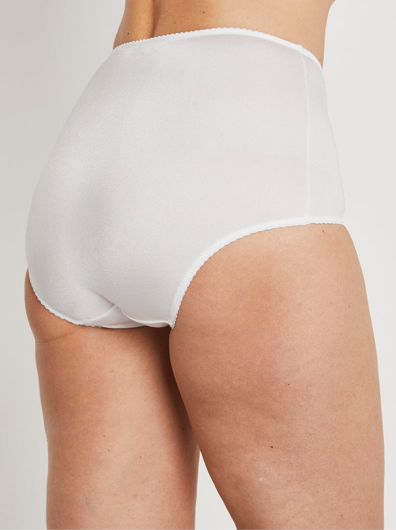 Culotte enveloppante dentelle - Afibel Blanc - Kiabi