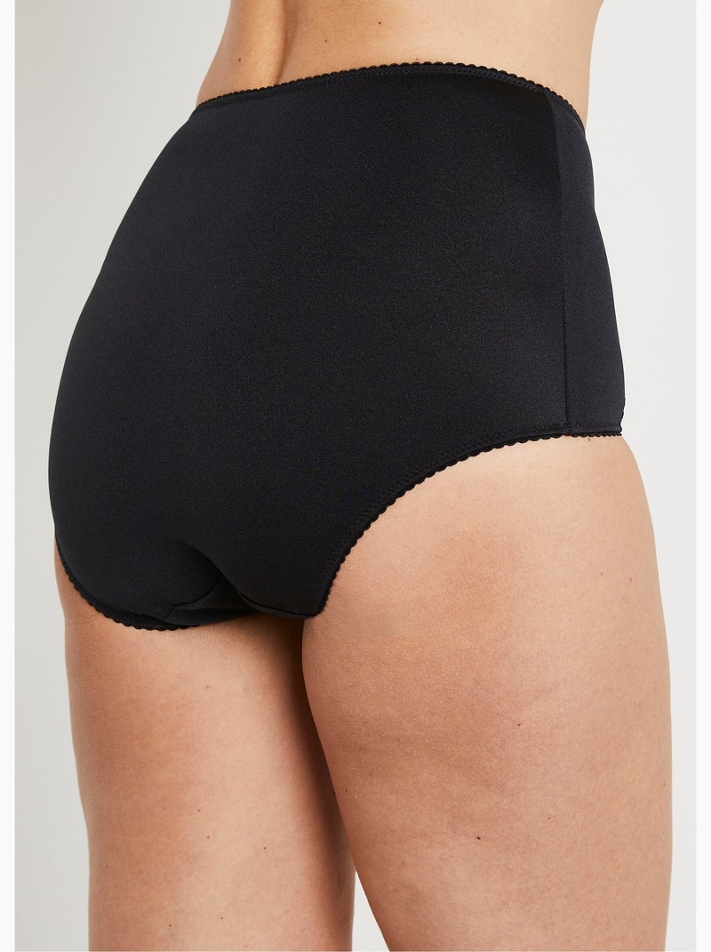 Culotte enveloppante dentelle - Afibel Noir - Kiabi