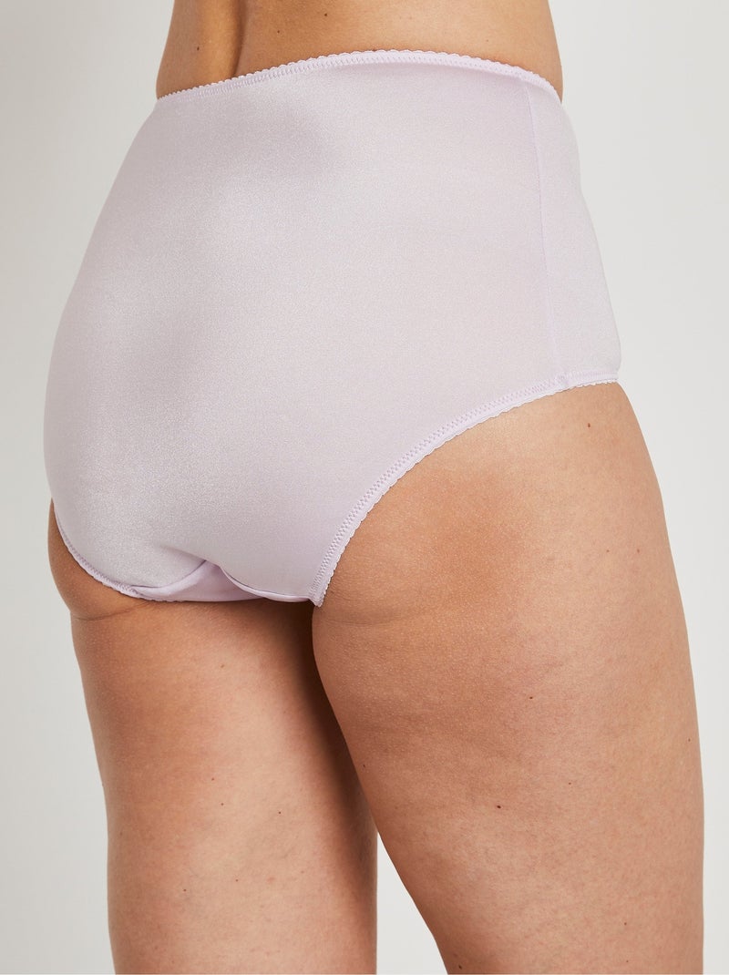 Culotte enveloppante dentelle - Afibel Violet - Kiabi