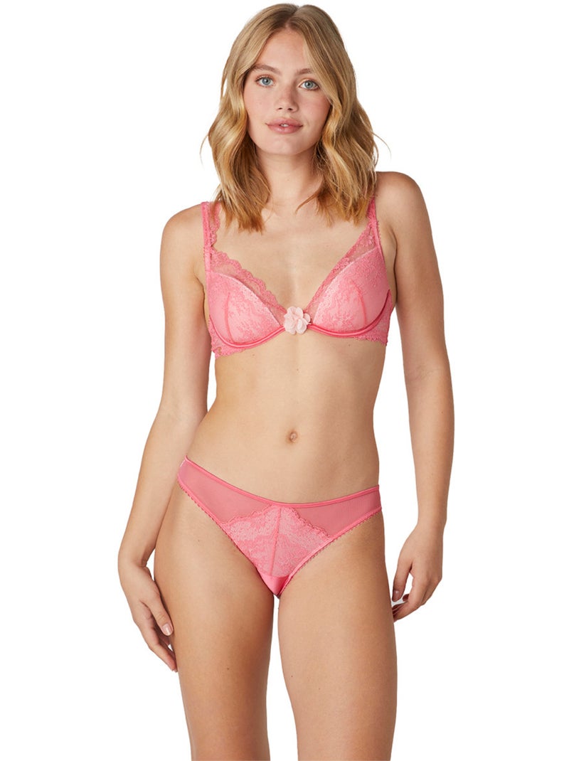 Culotte ETOILE - Brigitte Bardot Lingerie Rose - Kiabi