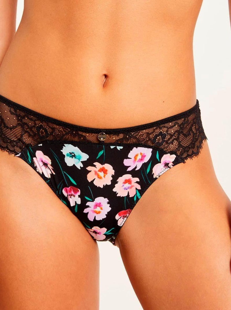 Culotte FANNY - Morgan Lingerie Noir - Kiabi