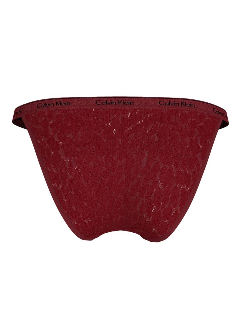 Culotte Femme Calvin Klein Jeans Bordeaux - Kiabi