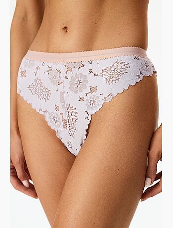 Culotte femme en dentelle penti