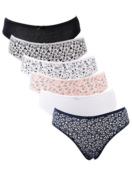 Culotte Femme INFINITIF - Pack de 6 - Kiabi