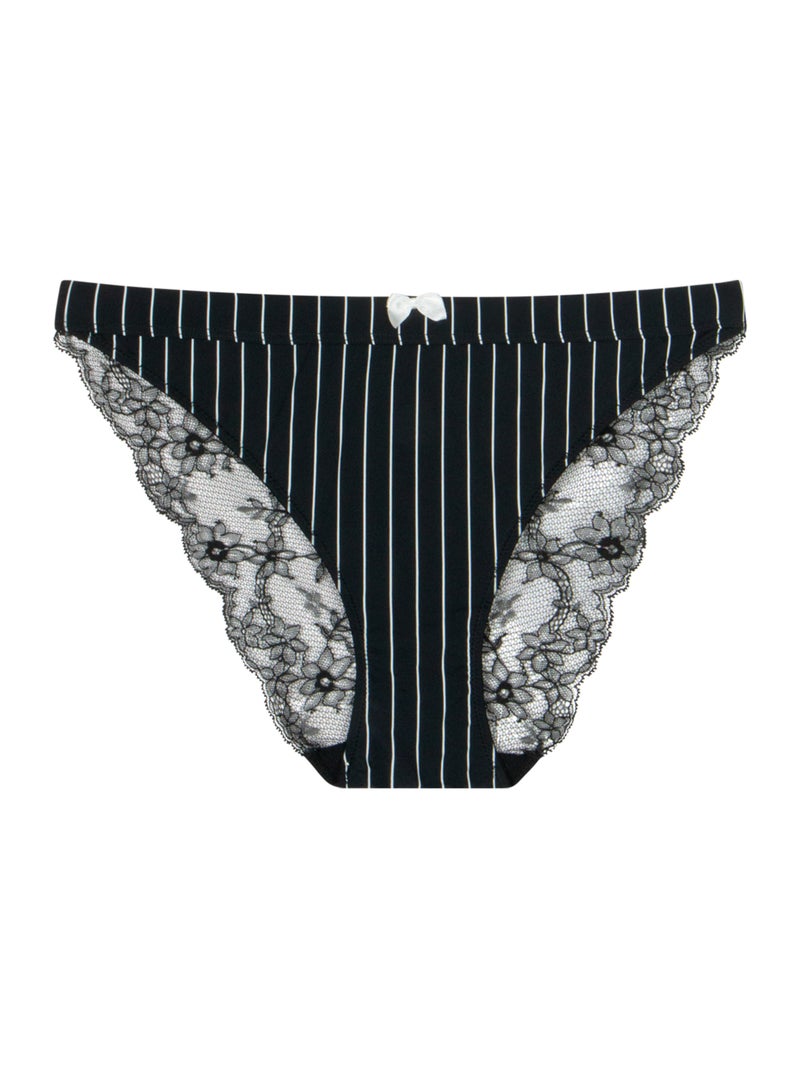 Culotte femme Love Mood Cute Passio Noir - Kiabi