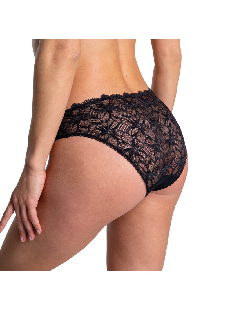 Culotte femme Love Mood Pretty Passio Noir - Kiabi