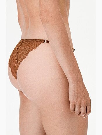 Culotte femme micro brésilienne dentelle penti