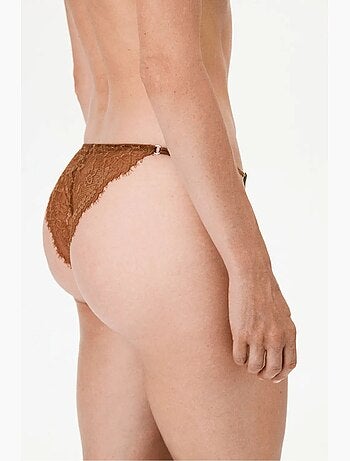 Culotte femme micro brésilienne dentelle penti