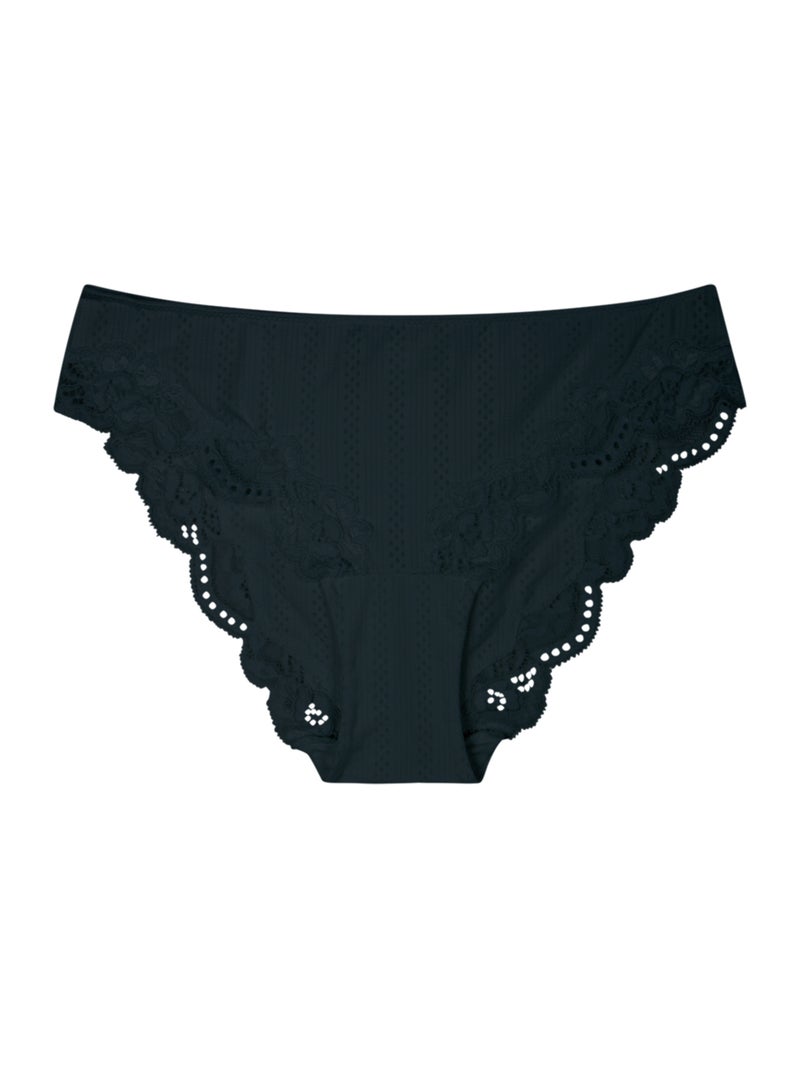 Culotte femme Passionnée Passio Noir - Kiabi