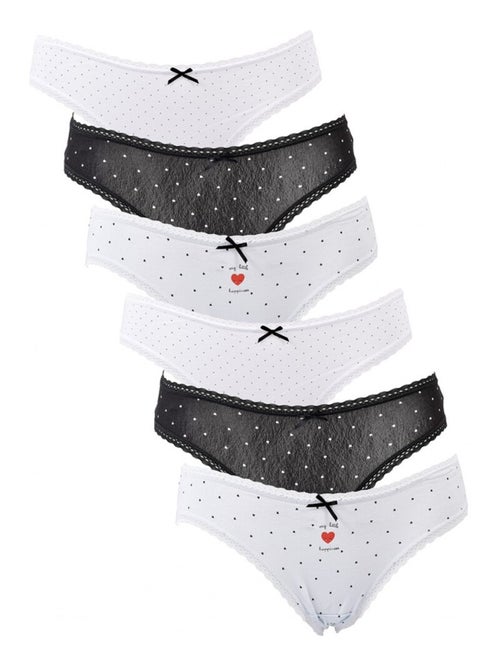Culotte Femme TRESS - Pack de 6 - Kiabi