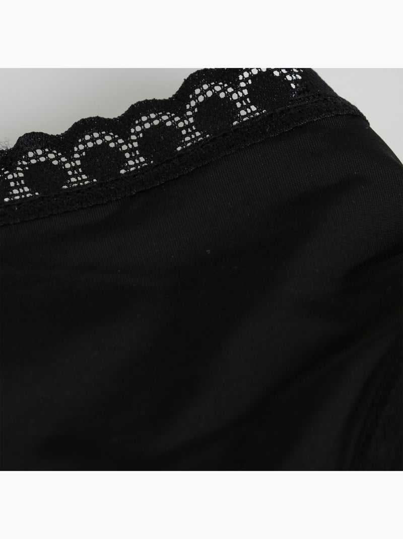 Culotte fille Daily Micro Noir - Kiabi