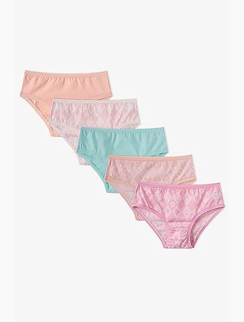 Culotte fille princess print fleurie en coton penti