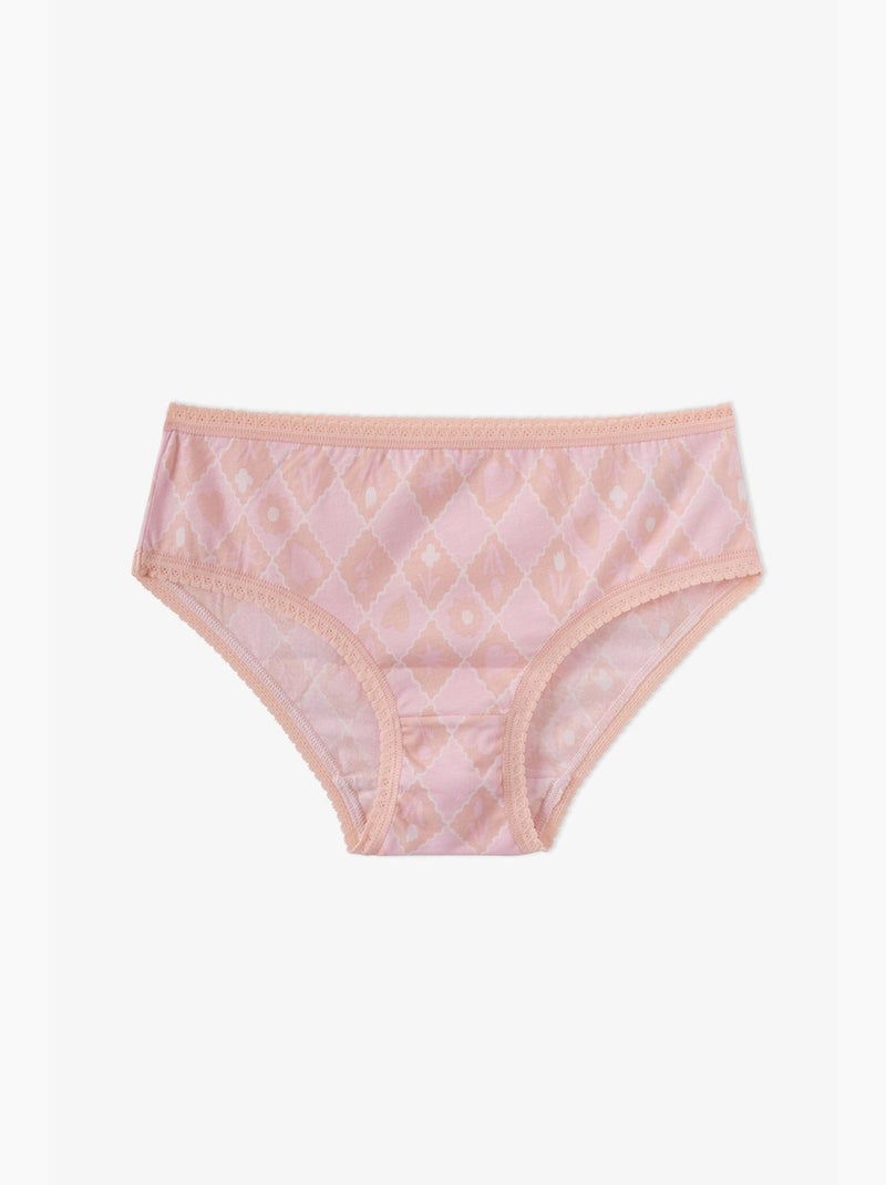 Culotte fille princess print fleurie en coton penti Rose - Kiabi