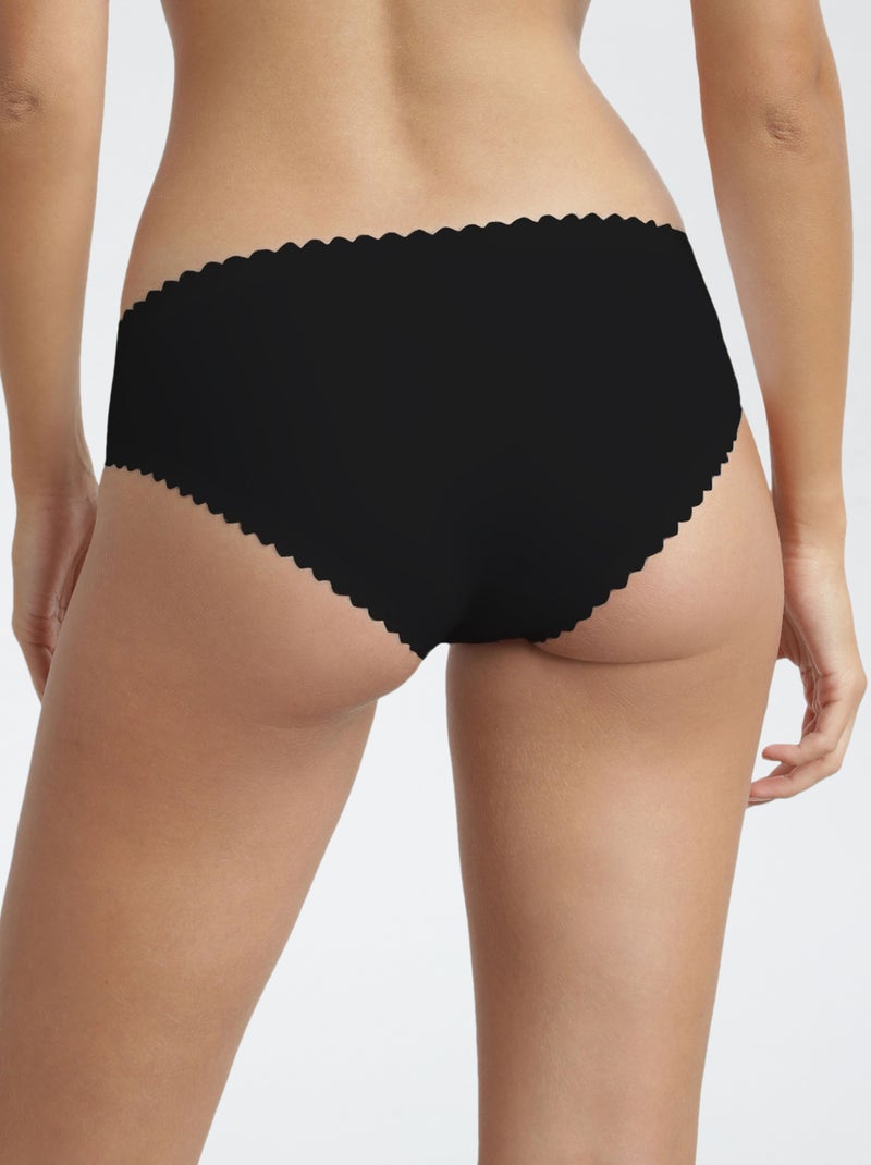 Culotte finition croquet 'Dim body touch' Noir - Kiabi