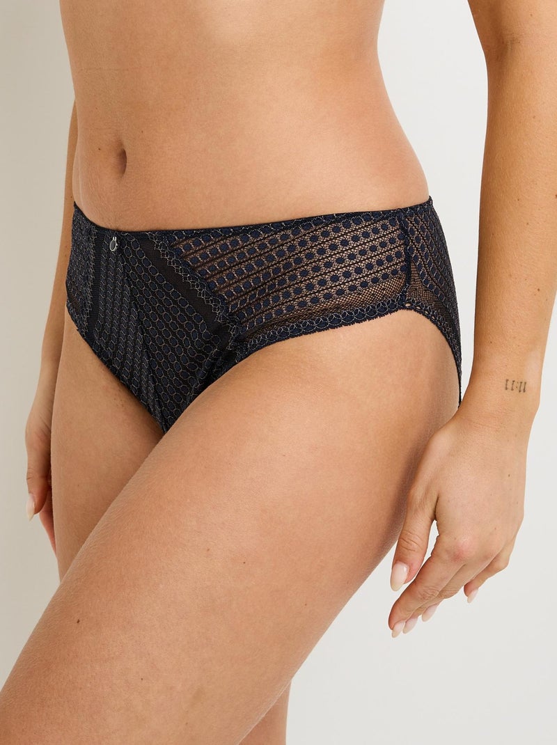 Culotte Flo - RougeGorge Lingerie gris anthracite - Kiabi