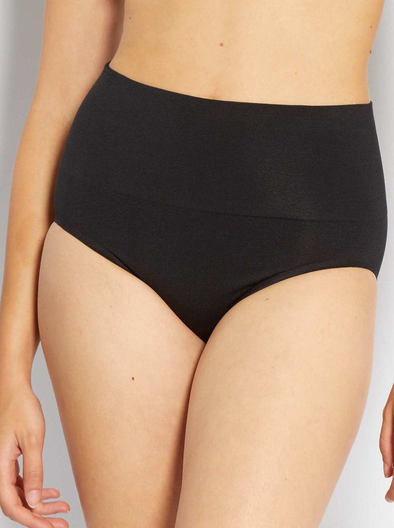 Culotte gainante 'Bestform' noir - Kiabi