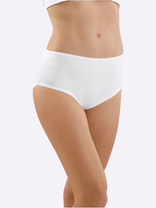 Culotte Gainante Côtes Fines - Taille Standard - Witt - Lot de 3 - Kiabi