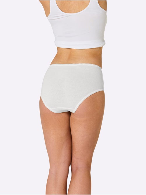 Culotte Gainante Côtes Fines - Taille Standard - Witt - Lot de 3 - Kiabi