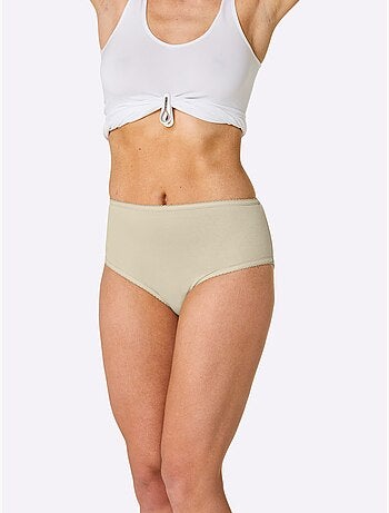 Culotte Gainante Côtes Fines - Taille Standard - Witt - Lot de 3