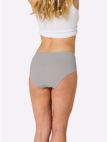Culotte Gainante Côtes Fines - Taille Standard - Witt - Lot de 3