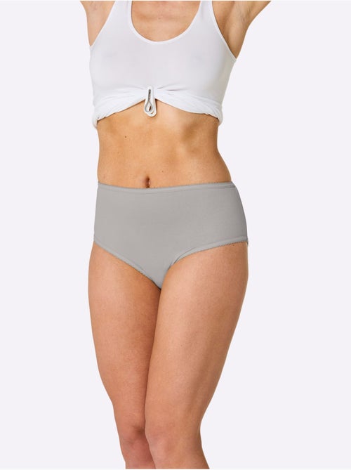 Culotte Gainante Côtes Fines - Taille Standard - Witt - Lot de 3 - Kiabi