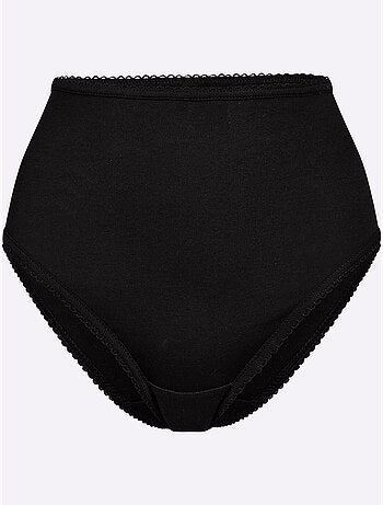 Culotte Gainante Côtes Fines - Taille Standard - Witt - Lot de 3