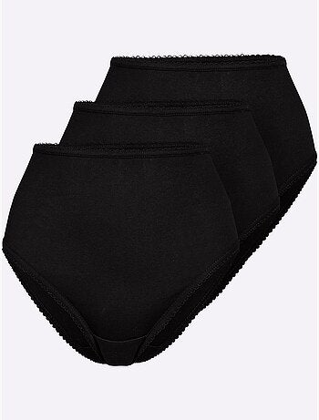 Culotte Gainante Côtes Fines - Taille Standard - Witt - Lot de 3