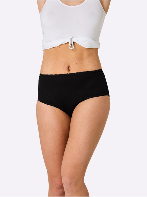 Culotte Gainante Côtes Fines - Taille Standard - Witt - Lot de 3 - Kiabi