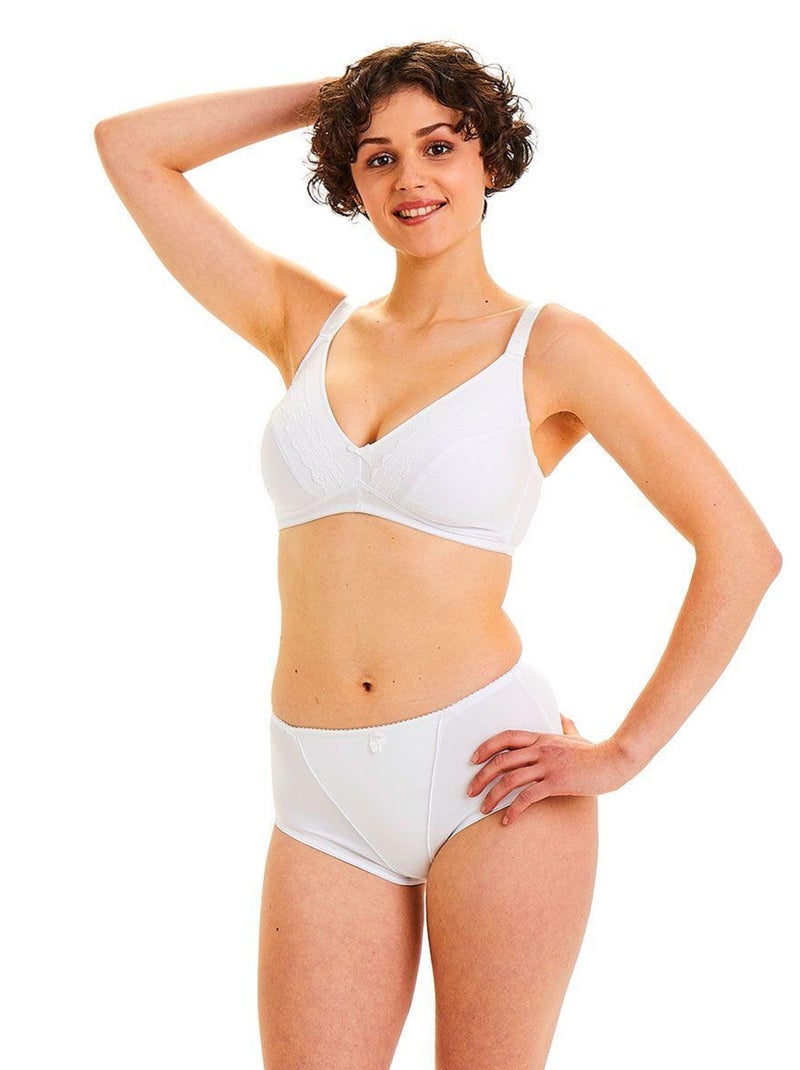 Culotte gainante GALBANTE - Pomm'Poire Blanc - Kiabi