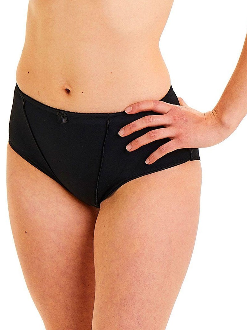 Culotte gainante GALBANTE - Pomm'Poire Noir - Kiabi