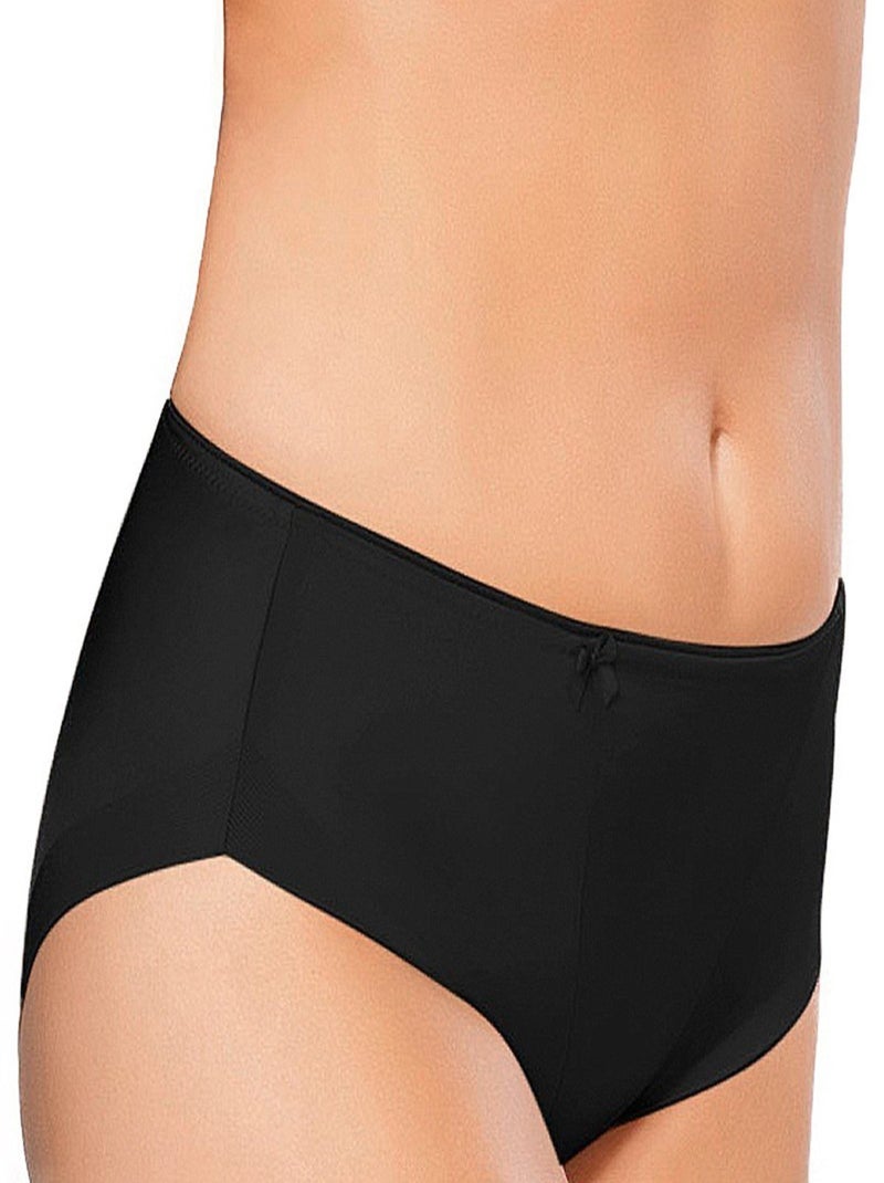 Culotte gainante grande taille Yara Noir - Kiabi