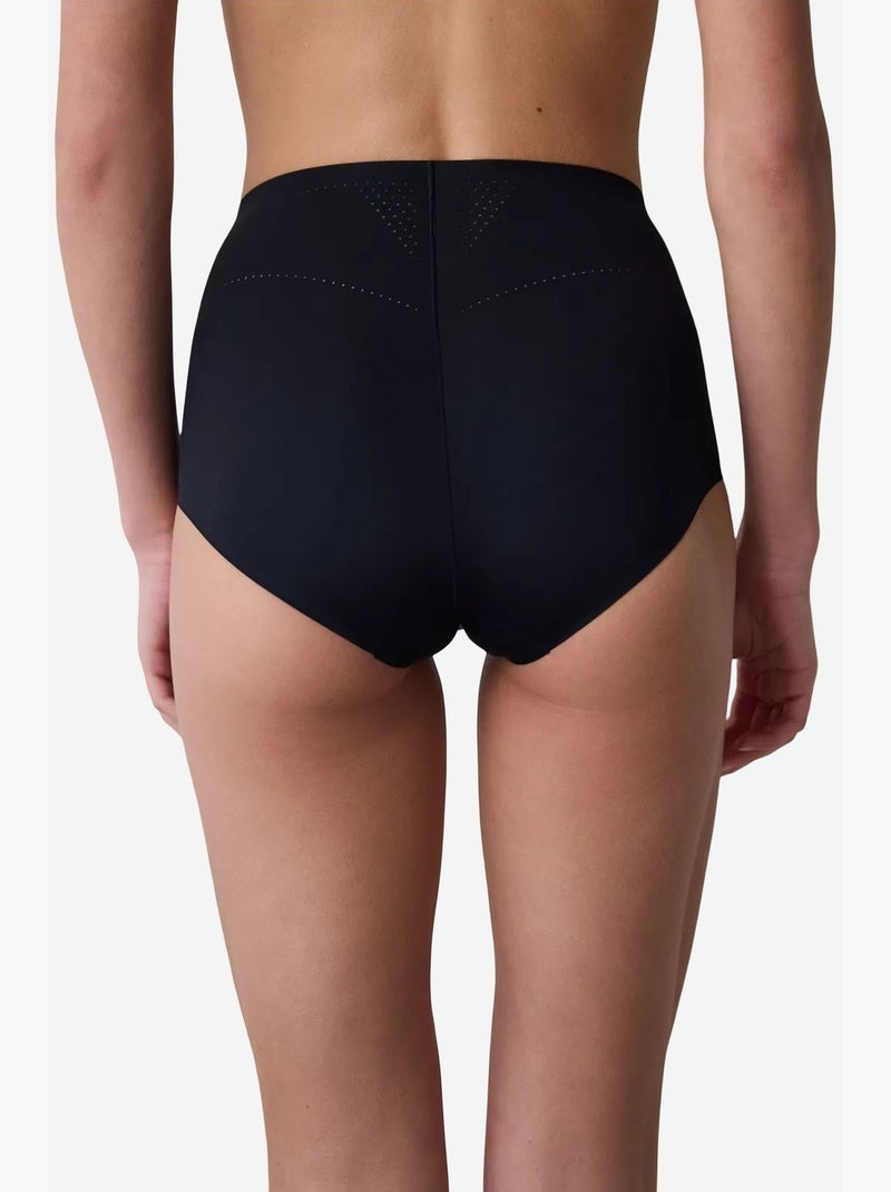 Culotte gainante légère invisible penti Noir - Kiabi