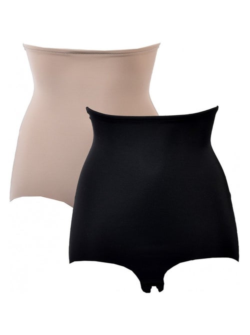 Culotte Gainante Sculptante TRESS Effet AMINCISSANT - Pack de 2 - Kiabi