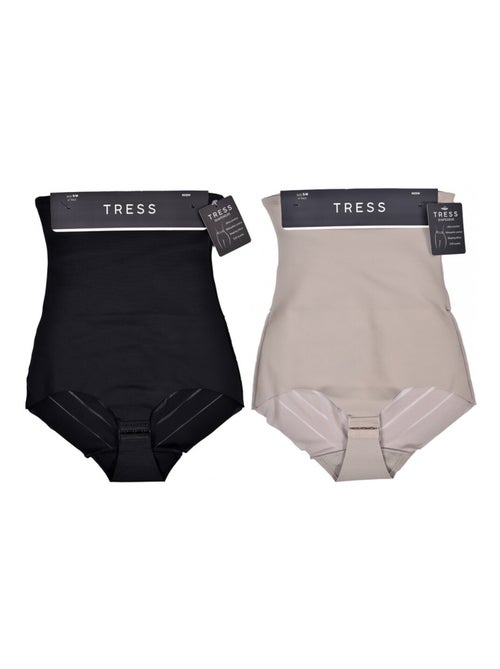 Culotte Gainante Sculptante TRESS Effet AMINCISSANT - Pack de 2 - Kiabi