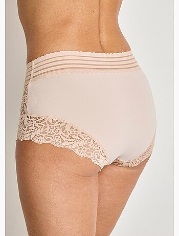 Culotte gainante taille haute dentelle - Afibel