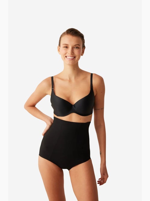 Culotte gainante taille haute inserts mesh penti - Kiabi Culotte gainante taille haute inserts mesh penti - Kiabi