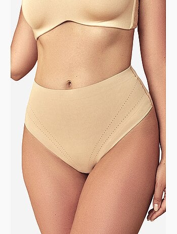 Culotte gainante taille haute légère invisible penti
