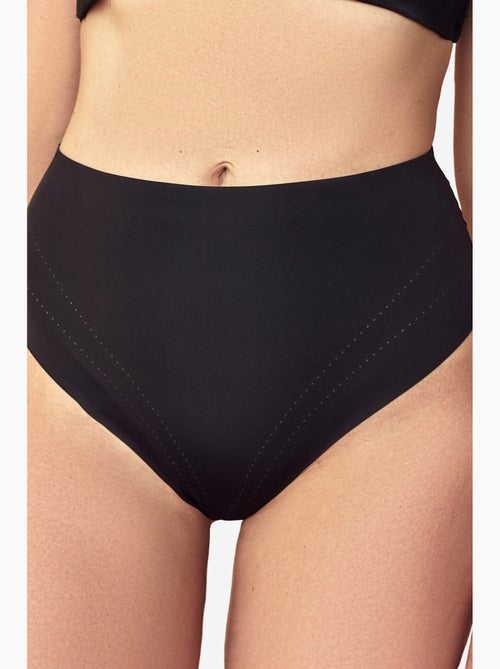Culotte gainante taille haute légère invisible penti - Kiabi Culotte gainante taille haute légère invisible penti - Kiabi